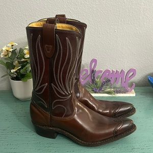 Vintage Texas Brand Boots SZ 7.5 Wos